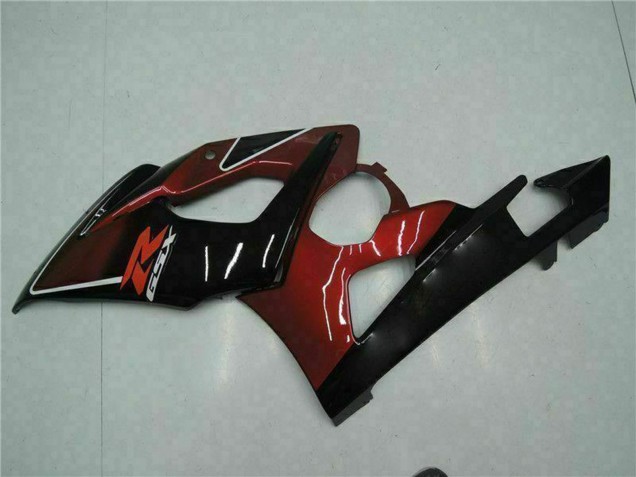 Carena Moto Suzuki GSXR 1000 2005-2006 - Rosso Nero Lucido