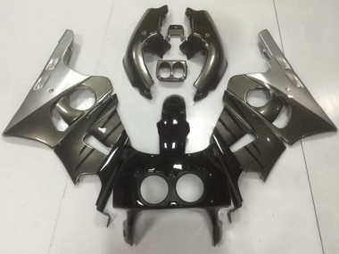 Carena Moto Honda CBR400RR NC29 1990-1999 - Argento Grigio Nero Lucido Fabbrica