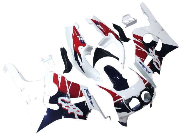 Carena Moto Honda CBR400RR NC29 1990-1999 - Bianco Rosso Blu Scuro Fireblade