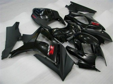 Carena Moto Suzuki GSXR 1000 2007-2008 - Nero Lucido Nero Opaco Rosso Fabbrica