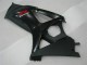 Carena Moto Suzuki GSXR 1000 2007-2008 - Nero Lucido Nero Opaco Rosso