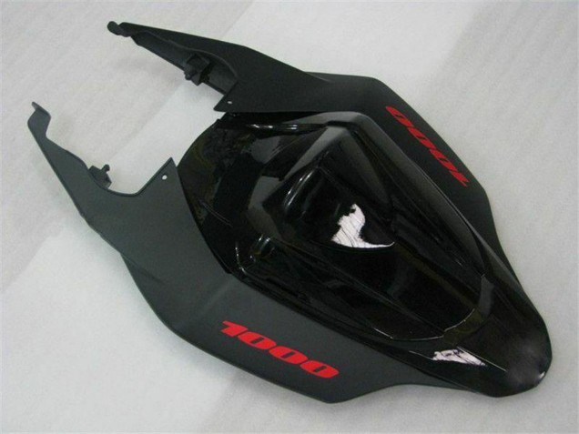 Carena Moto Suzuki GSXR 1000 2007-2008 - Nero Lucido Nero Opaco Rosso