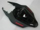 Carena Moto Suzuki GSXR 1000 2007-2008 - Nero Lucido Nero Opaco Rosso