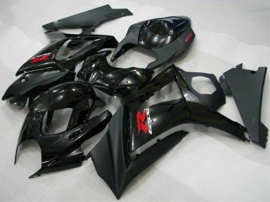 Carena Moto Suzuki GSXR 1000 2007-2008 - Nero Lucido Nero Opaco Rosso Fabbrica