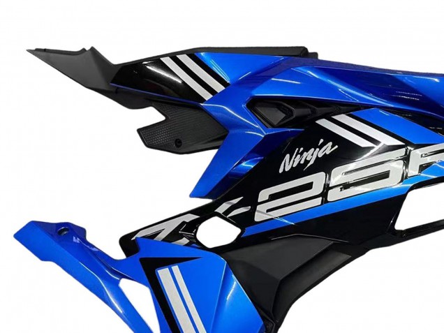 Carena Moto Kawasaki ZX25R ZX-25R 2019-2025 - Blu Bianco Nero Opaco
