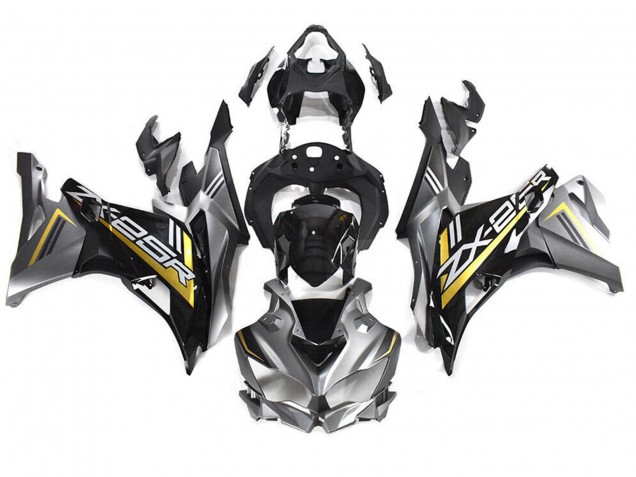 Carena Moto Kawasaki ZX25R ZX-25R 2019-2025 - Grigio Oro Nero Lucido
