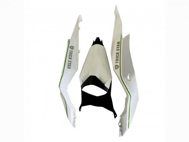 Carena Moto Kawasaki ZX25R ZX-25R 2019-2025 - Bianco Argento Verde Nero Trick Star