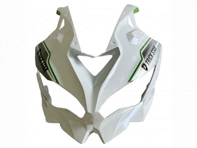 Carena Moto Kawasaki ZX25R ZX-25R 2019-2025 - Bianco Argento Verde Nero Trick Star