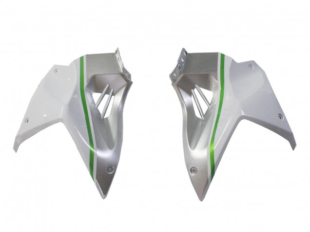 Carena Moto Kawasaki Ninja H2 2015-2022 - Bianco Argento Verde