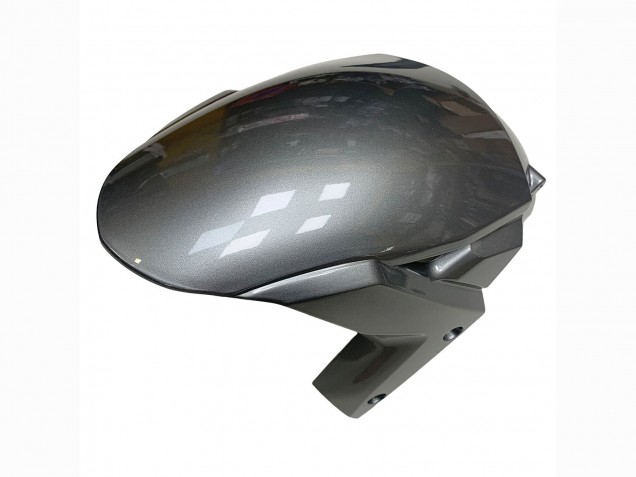Carena Moto Kawasaki Ninja H2 2015-2022 - Argento Nero Fibra di Carbonio