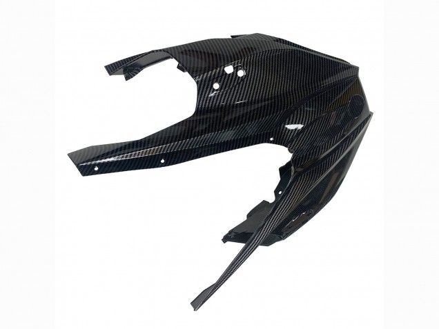 Carena Moto Kawasaki Ninja H2 2015-2022 - Argento Nero Fibra di Carbonio