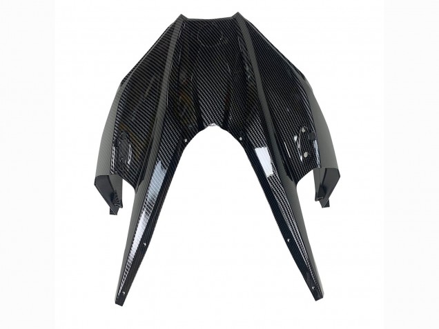 Carena Moto Kawasaki Ninja H2 2015-2022 - Argento Nero Fibra di Carbonio