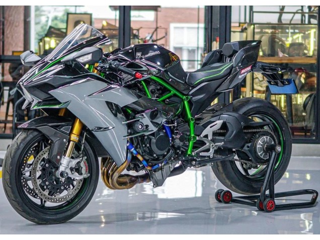 Carena Moto Kawasaki Ninja H2 2015-2022 - Grigio
