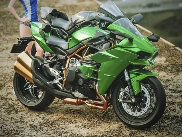 Carena Moto Kawasaki Ninja H2 2015-2022 - Verde