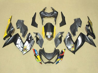 Carena Moto Kawasaki Z250/Z300 2015-2016 - Grigio Giallo Blu Rosso Bianco Fabbrica