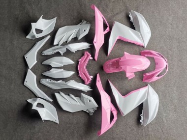 Carena Moto Kawasaki Z250/Z300 2015-2016 - Bianco Rosa Fabbrica