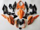 Carena Moto Kawasaki Z400 2018-2024 - Arancia Nero Lucido