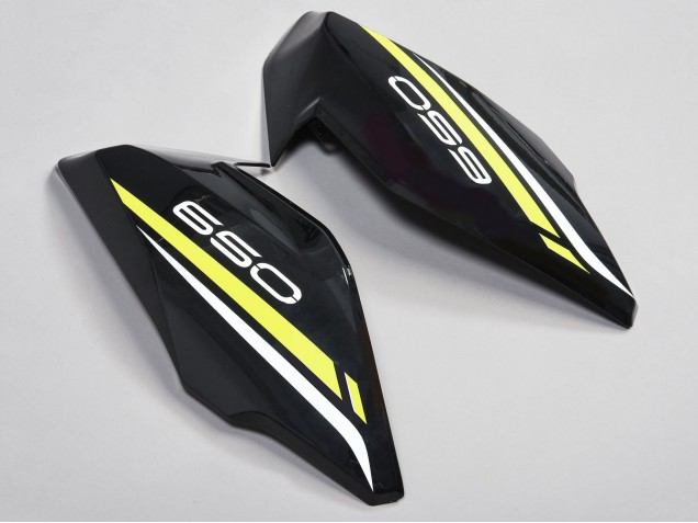 Carena Moto Kawasaki Ninja Z650 2017-2019 - Nero Bianco Giallo