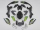 Carena Moto Kawasaki Ninja Z650 2017-2019 - Nero Verde Argento