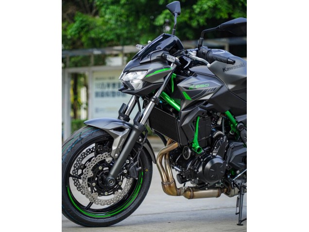 Carena Moto Kawasaki Ninja Z650 2020-2023 - Nero Verde