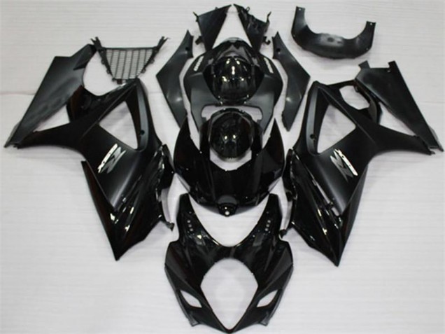 Carena Moto Suzuki GSXR 1000 2007-2008 - Nero Lucido Nero Opaco Bianco