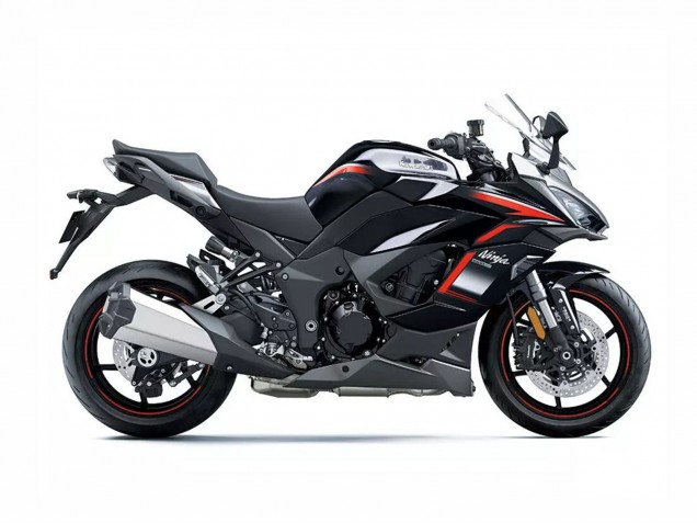 Carena Moto Kawasaki Z1000SX 2020-2025 - Nero Rosso Argento Ninja