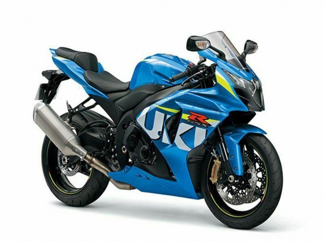 Kit Carena Moto Suzuki GSXR 1000 2009-2016 - Blu Verde Bianco