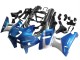 Carena Moto Kawasaki ZZR600 1998-2003 - Blu Argento Nero