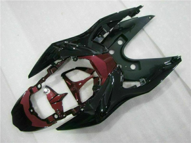 Carena Moto Suzuki GSXR 1000 2009-2016 - Nero Lucido Argento Bianco