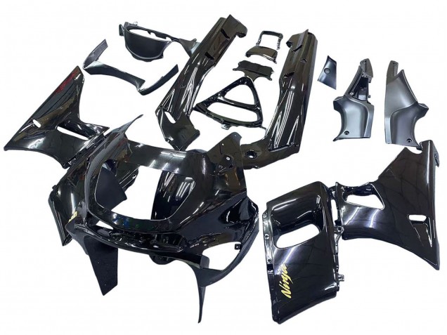 Carena Moto Kawasaki ZZR400 1993-2007 - Nero Lucido Oro Ninja