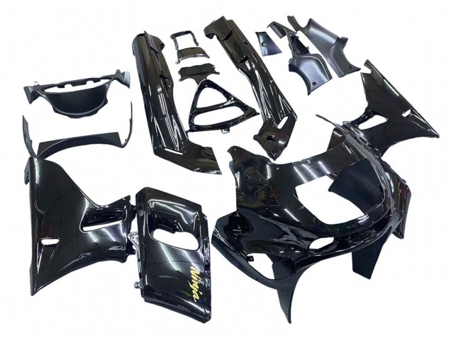 Carena Moto Kawasaki ZZR400 1993-2007 - Nero Lucido Oro Ninja