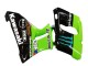 Carena Moto Kawasaki ZZR600 1998-2003 - Verde Nero Lucido Blu Mostro Elf Touch4 Bridgestone