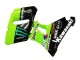 Carena Moto Kawasaki ZZR600 1998-2003 - Verde Nero Lucido Blu Mostro Elf Touch4 Bridgestone