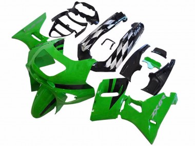 Carena Moto Kawasaki ZZR400 1993-2007 - Verde Nero Lucido Fabbrica
