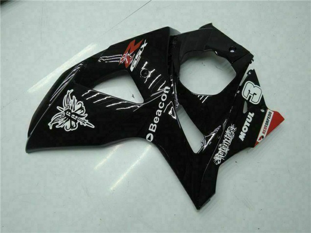 Carena Moto Suzuki GSXR 1000 2009-2016 - Nero Lucido Rosso Faro Motul