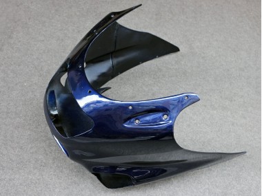 Carena Moto Kawasaki ZZR1100 1993-2003 - Lucido Blu Grigio Fabbrica