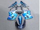 Carena Moto Kawasaki ZZR1100 1993-2003 - Lucido Blu Grigio
