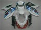 Carena Moto Completo Suzuki GSXR 1000 2009-2016 - Bianco Blu Nero