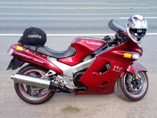 Carena Moto Kawasaki ZZR1100 1993-2003 - Rosso
