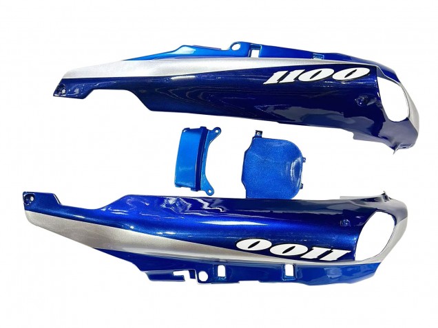 Carena Moto Kawasaki ZZR1100 1993-2003 - Blu Argento Nero