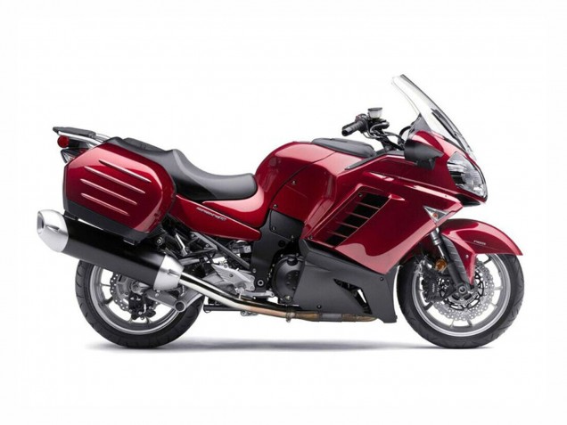 Carena Moto Kawasaki GTR1400/ZG1400 2007-2009 - Borgogna Nero
