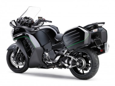 Carena Moto Kawasaki GTR1400/ZG1400 2007-2009 - Nero Opaco Verde Linea Fabbrica