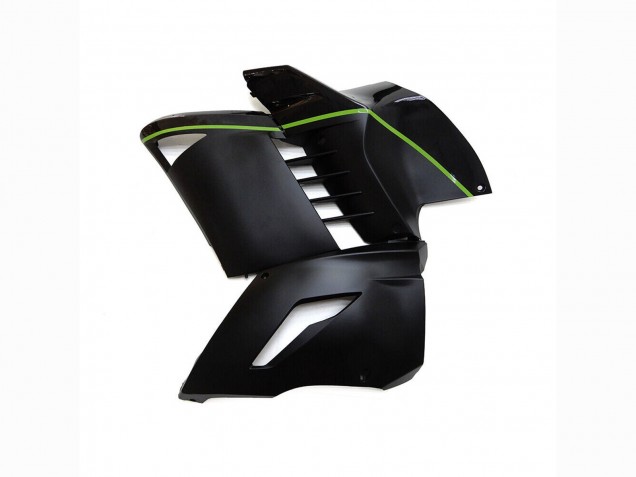 Carena Moto Kawasaki GTR1400/ZG1400 2007-2009 - Nero Opaco Verde Linea