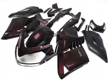 Carena Moto Kawasaki GTR1400/ZG1400 2007-2009 - Rosso Bordeaux Nero Fabbrica