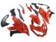 Carena Moto Kawasaki Versys 650 2015-2021 - Rosso Nero Opaco