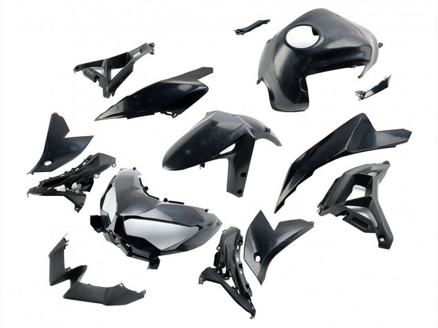 Carena Moto Kawasaki Versys 650 2022-2025 - Nero Lucido