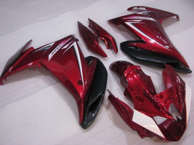 Carena Moto Yamaha FZ6R 2009-2015 - Rosso Bianco Nero Fabbrica