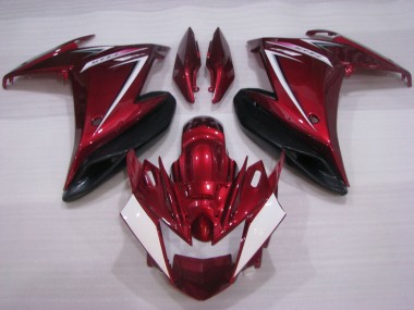 Carena Moto Yamaha FZ6R 2009-2015 - Rosso Bianco Nero Fabbrica