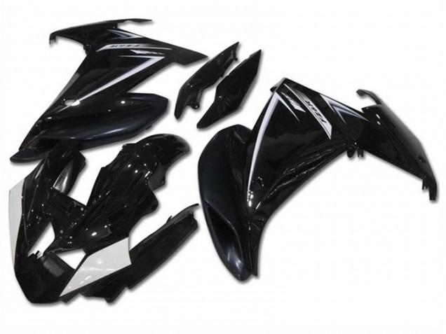 Carena Moto Yamaha FZ6R 2009-2015 - Nero Lucido Bianco