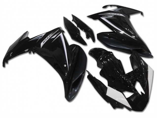Carena Moto Yamaha FZ6R 2009-2015 - Nero Lucido Bianco